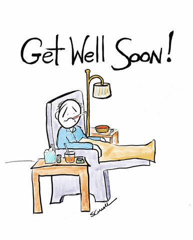 Get well soon (man)