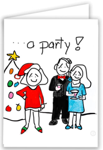 Holiday party invitations