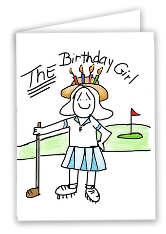 The Birthday girl ....golfing